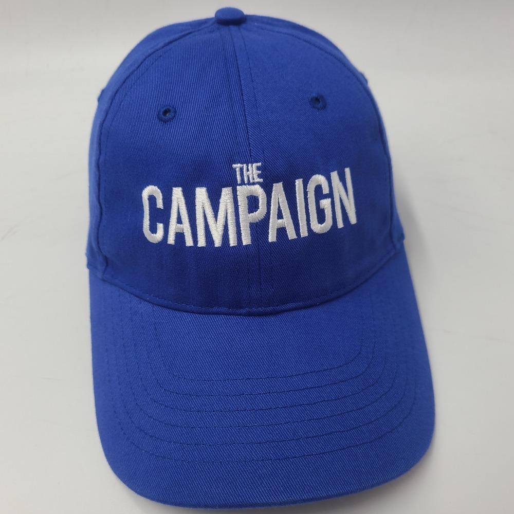 The Campaign Movie Promo Hat Adjustable 2012‎ Comedy Satire Strapback Blue White